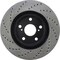 Centric Parts Sport Cross Drilled Brake Rotor, 128.44146L 128.44146L - alternate 2